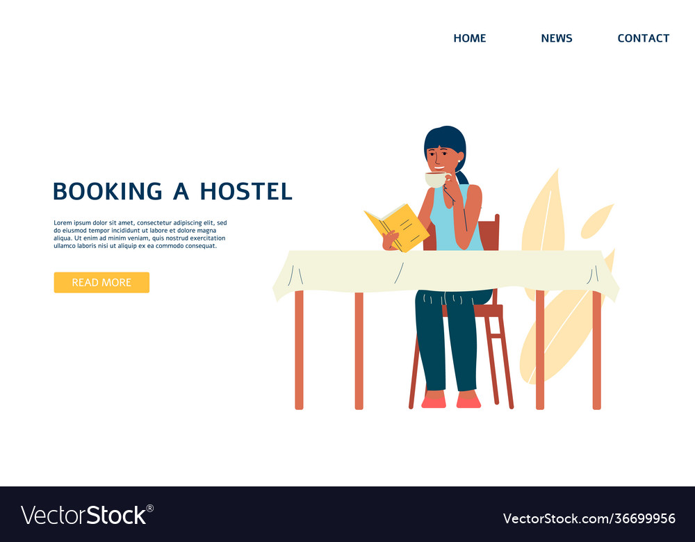 Website for hostels booking with traveling student