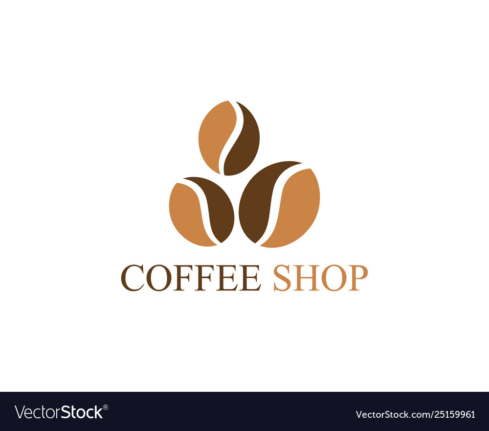 Coffee cup logo template Royalty Free Vector Image