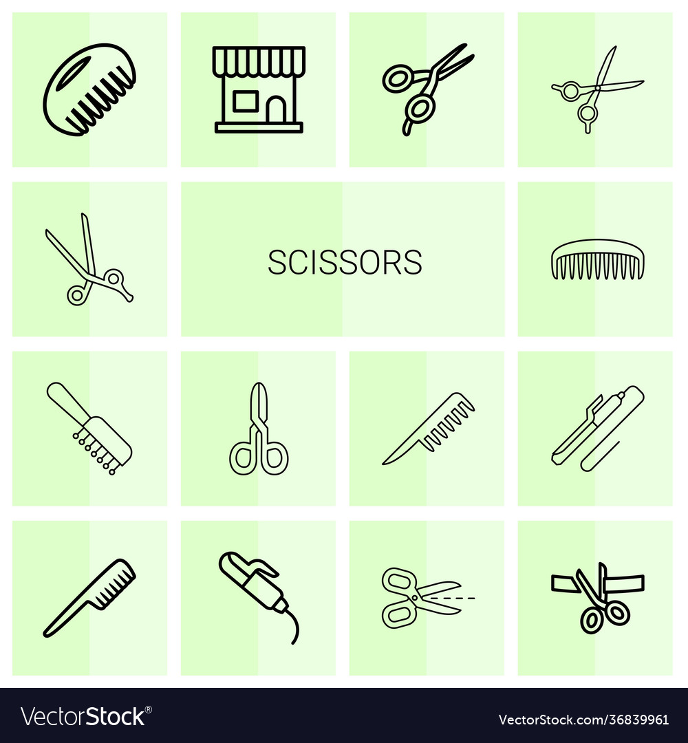 Scissors icons