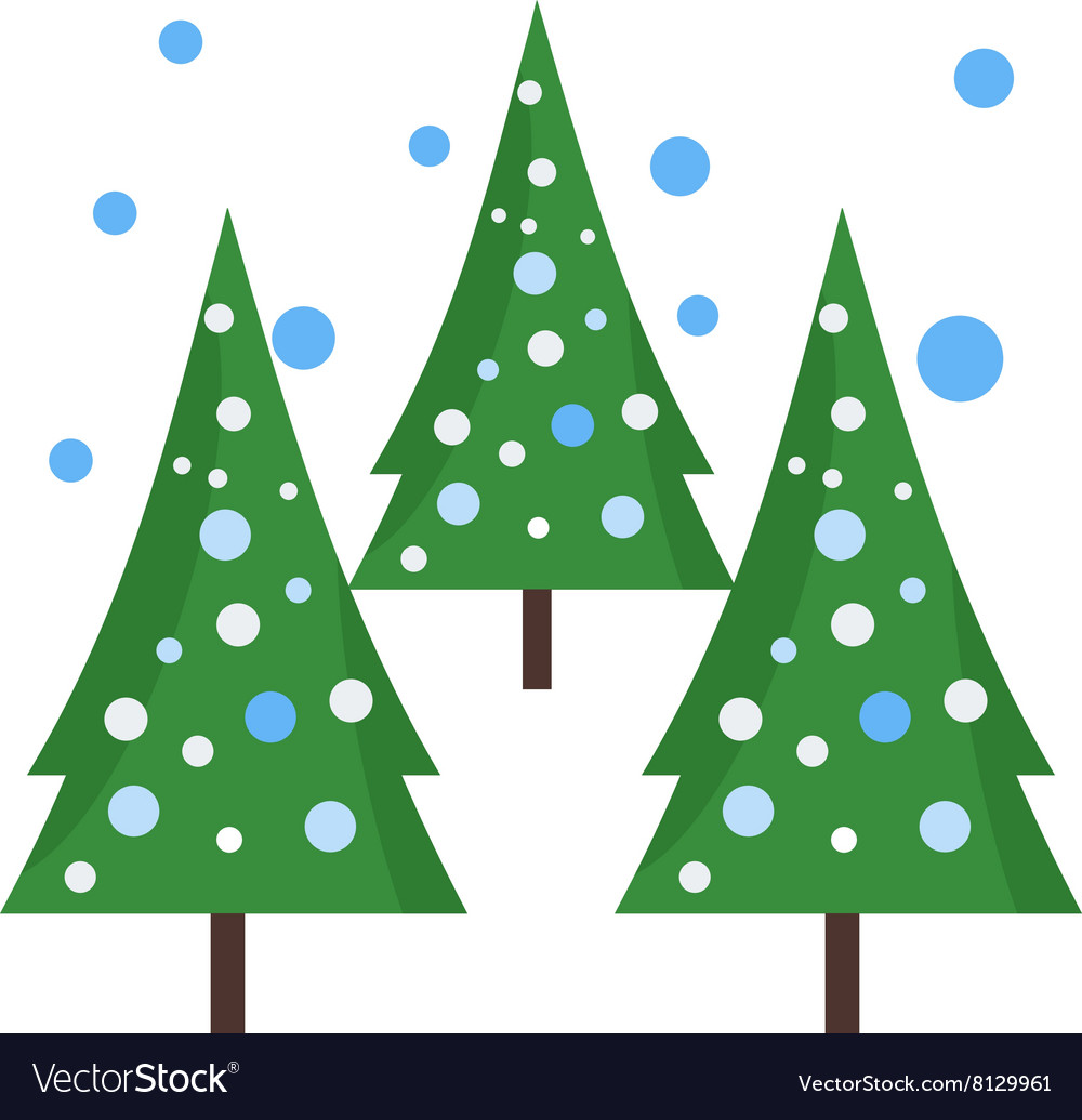 Snowing in trees