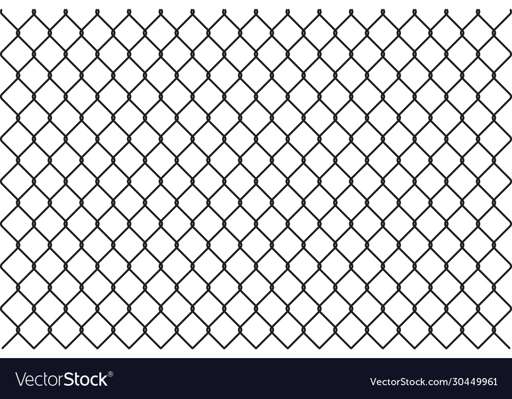 Wire steel fence Royalty Free Vector Image - VectorStock