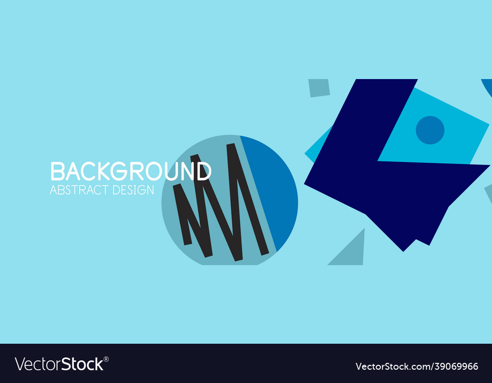 Abstract background blocks lines triangles vector image Abstract background blocks lines triangles