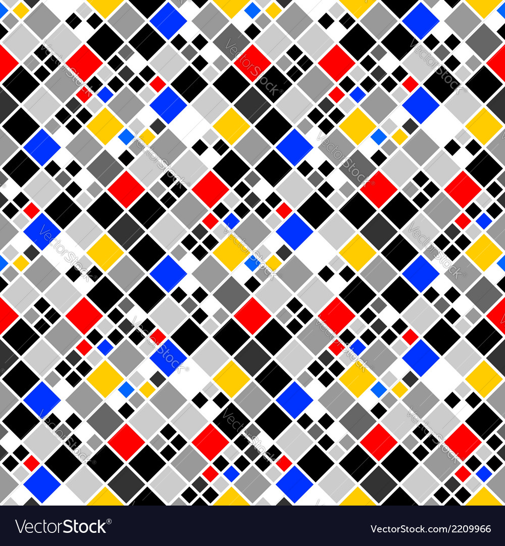 Design seamless colorful mosaic pattern