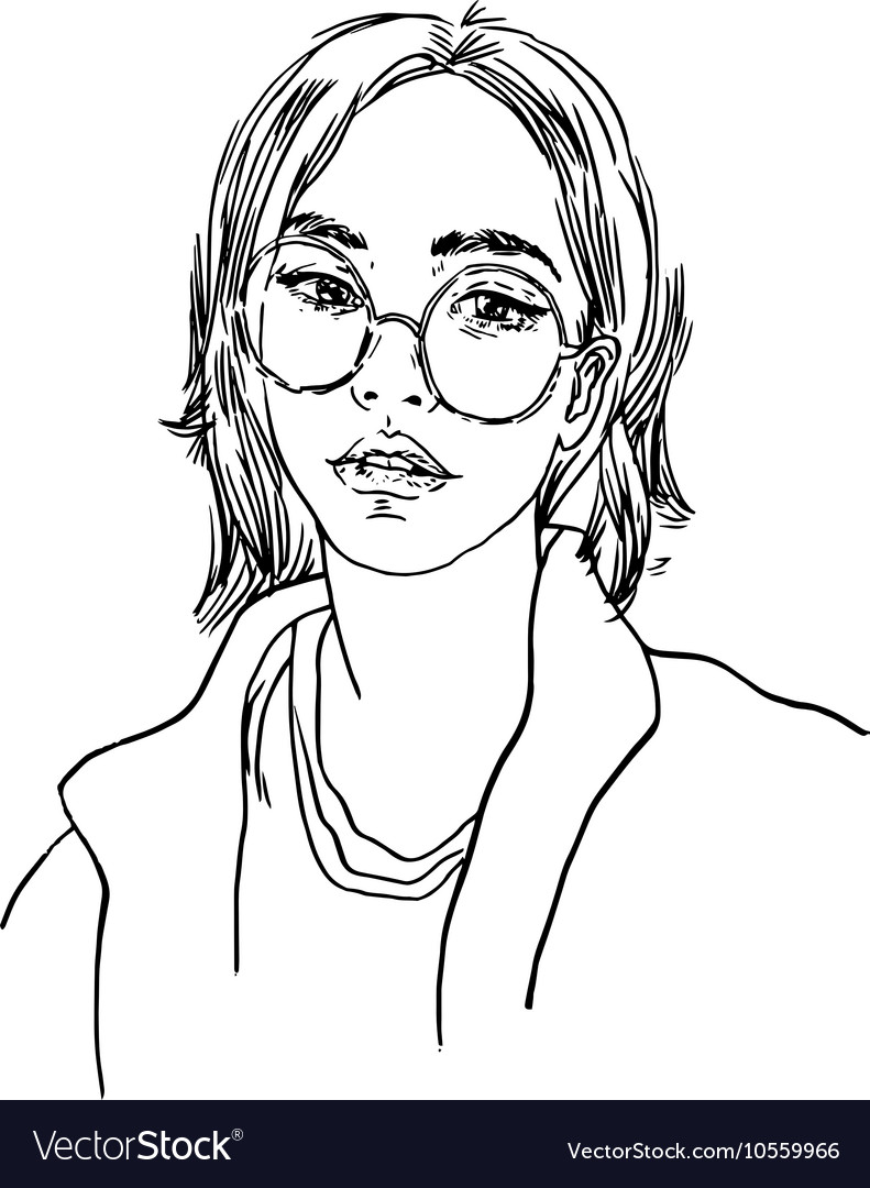 Fashion Sketch of a Woman