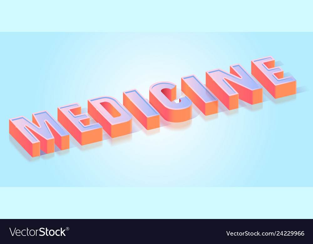 Glossy Medicine Title - Isometric