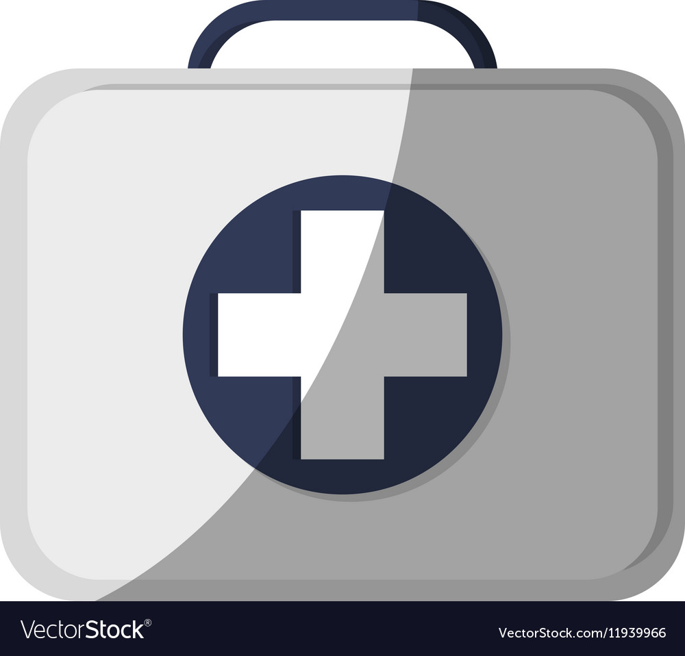 Isolated medical kit design Royalty Free Vector Image