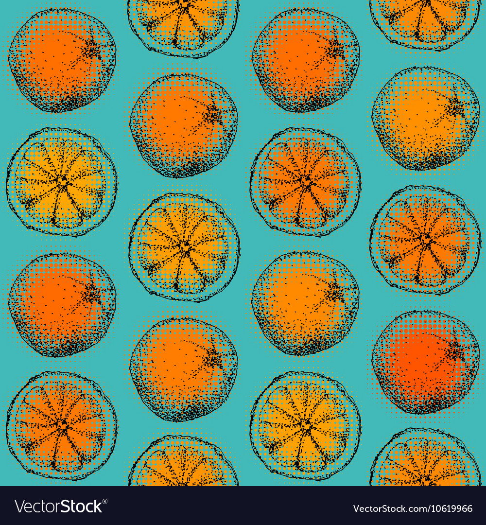 Orange geometric background