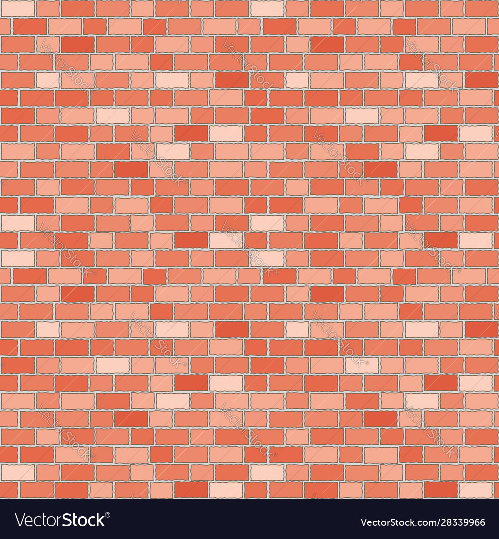 Red Brick Wall Seamless Pattern Royalty Free Vector Image 9385