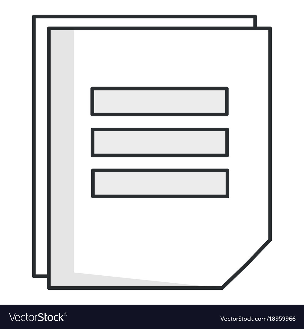 Sheet of notebook icon