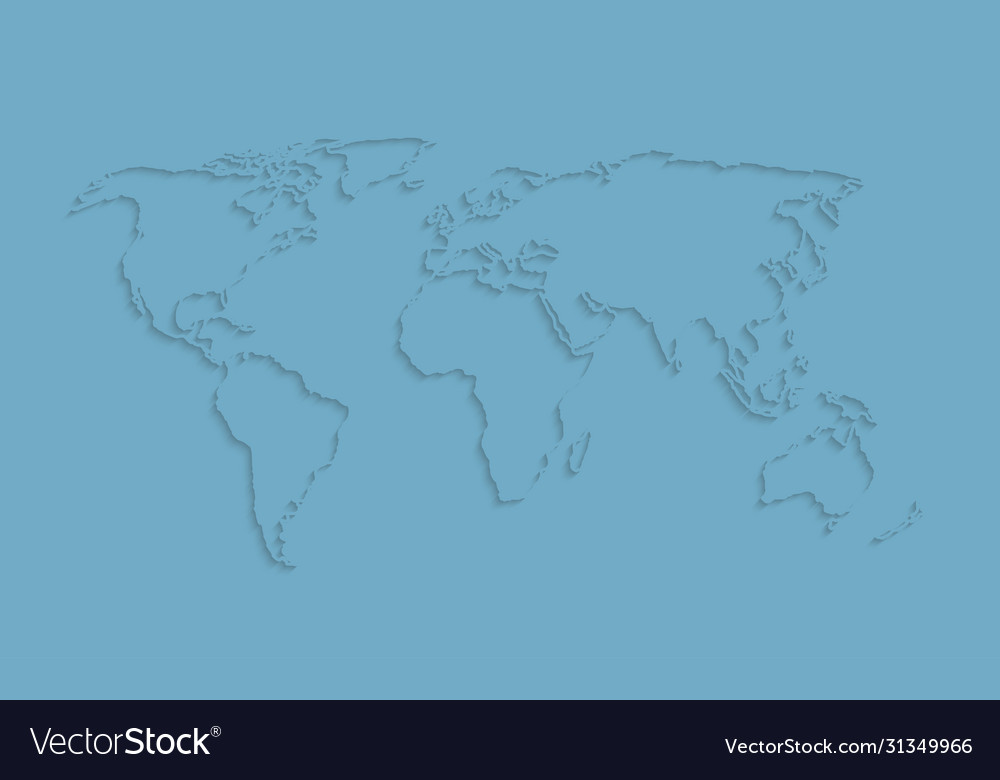 World map template worldwide info graphic