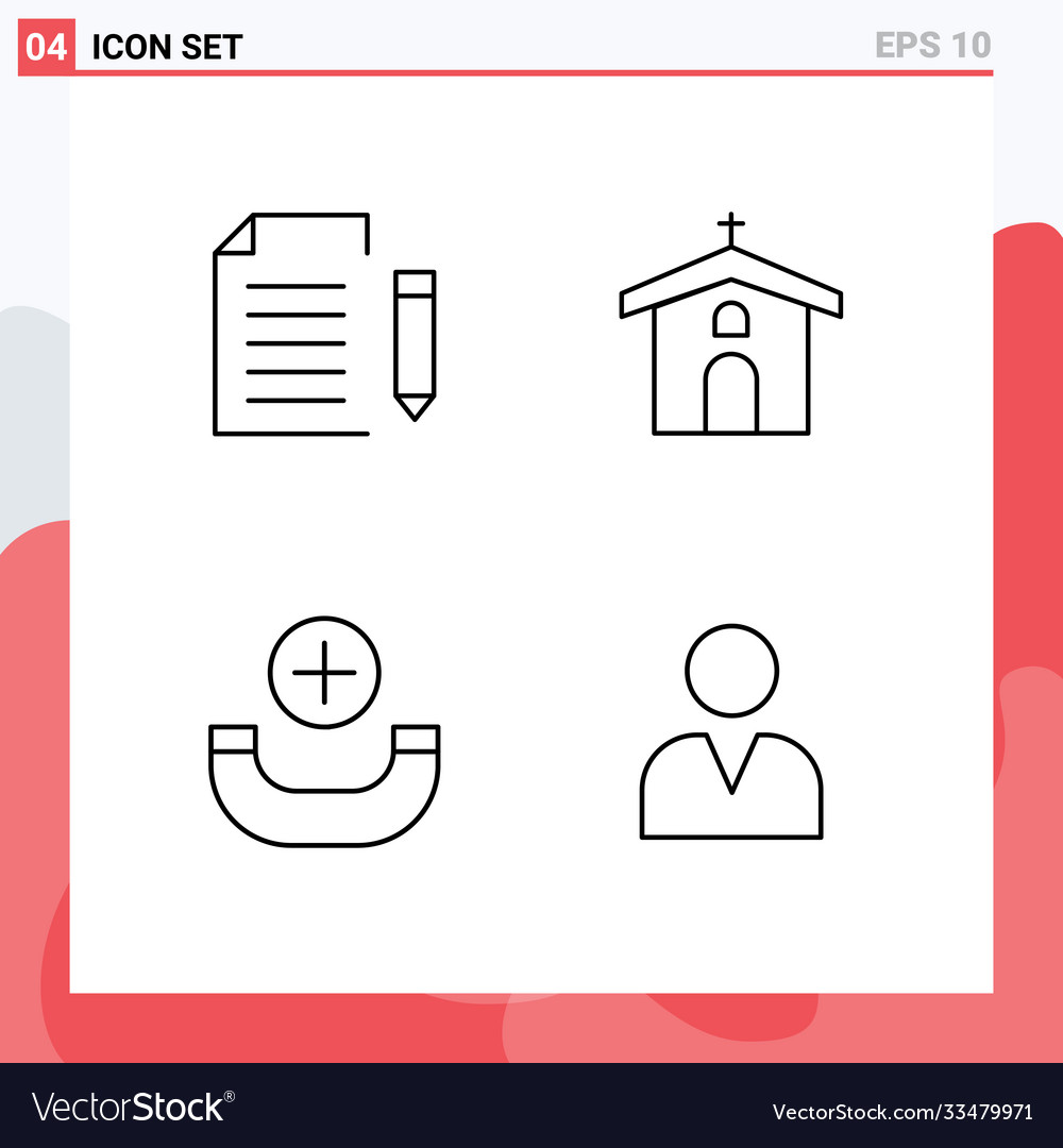 4 line concept for websites mobile and apps data