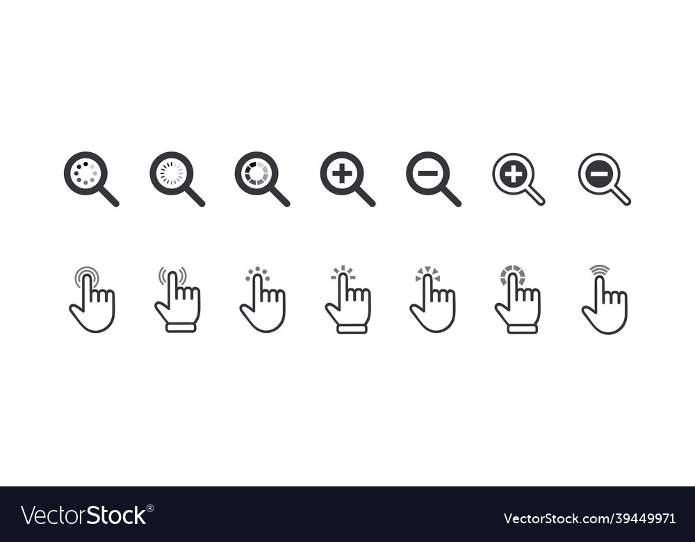 Click & Pointer Icons