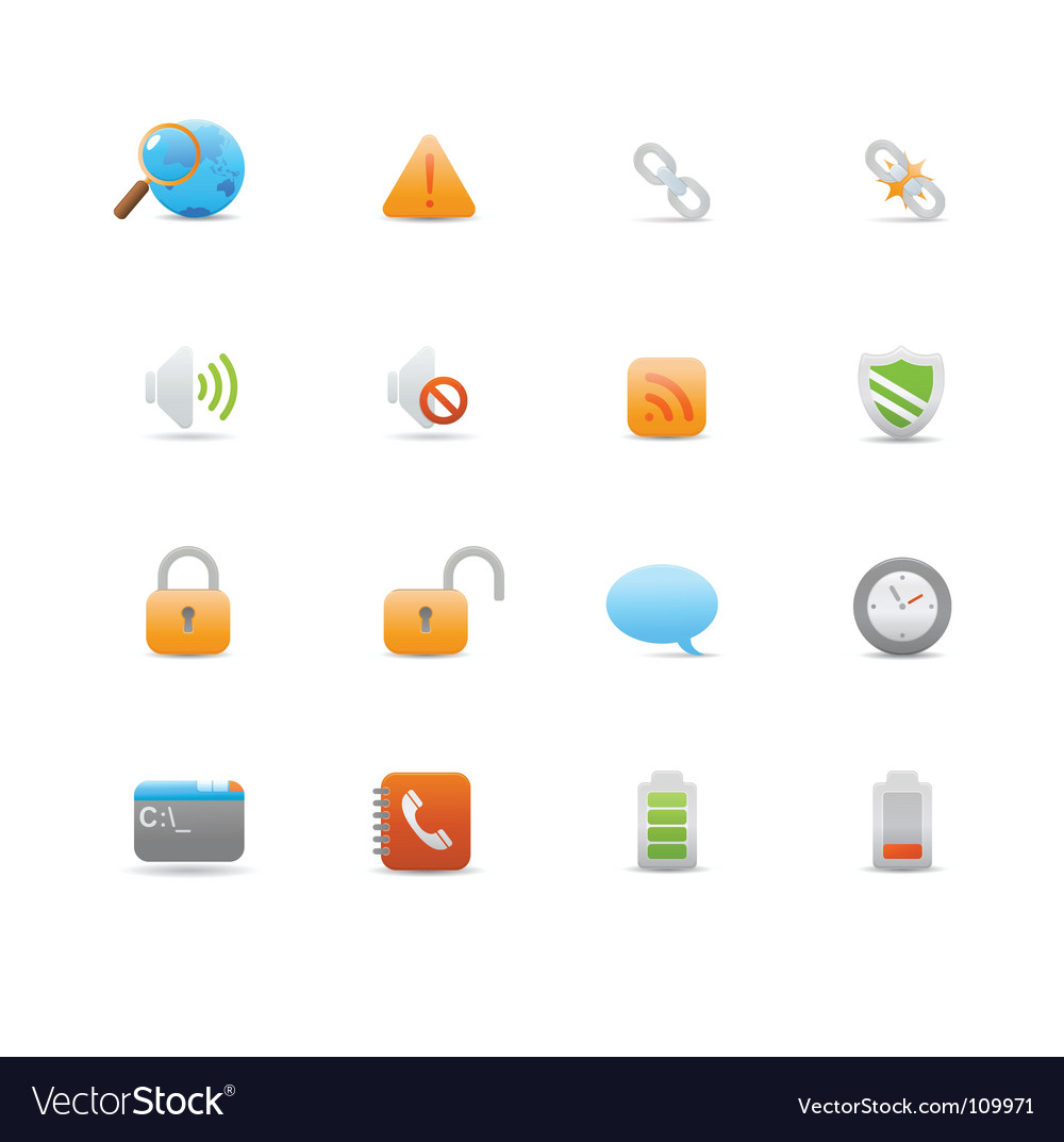 Computer Icon Set