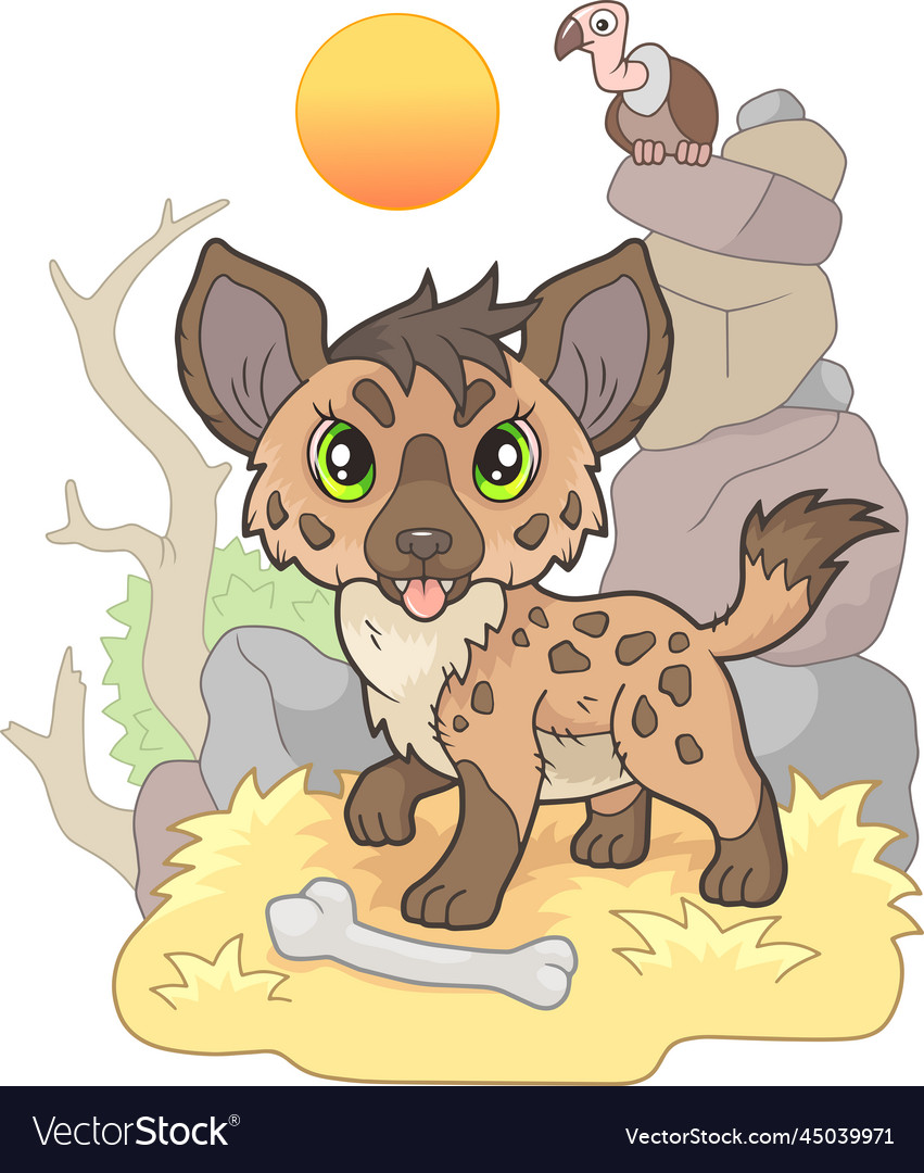 Cute little hyena