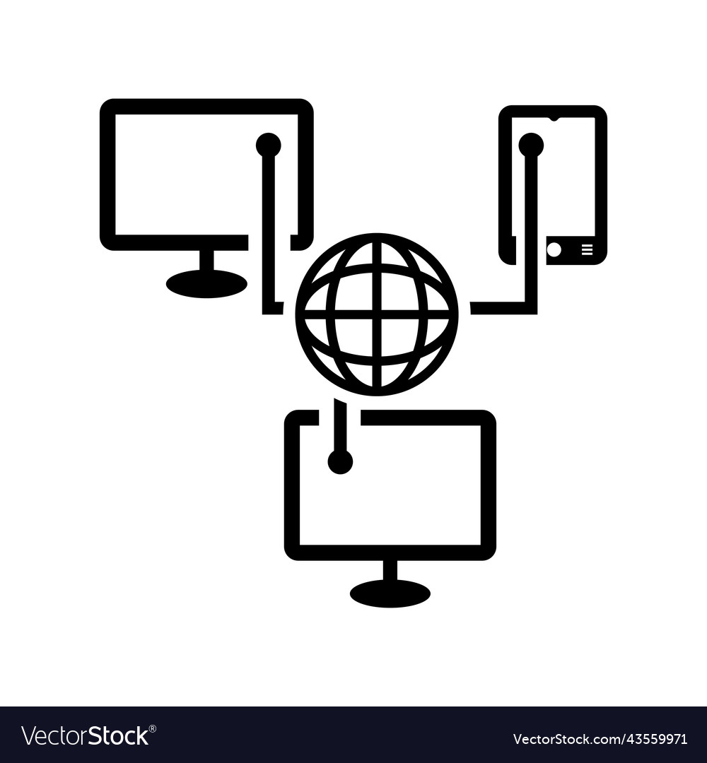 Database hosting icon black design