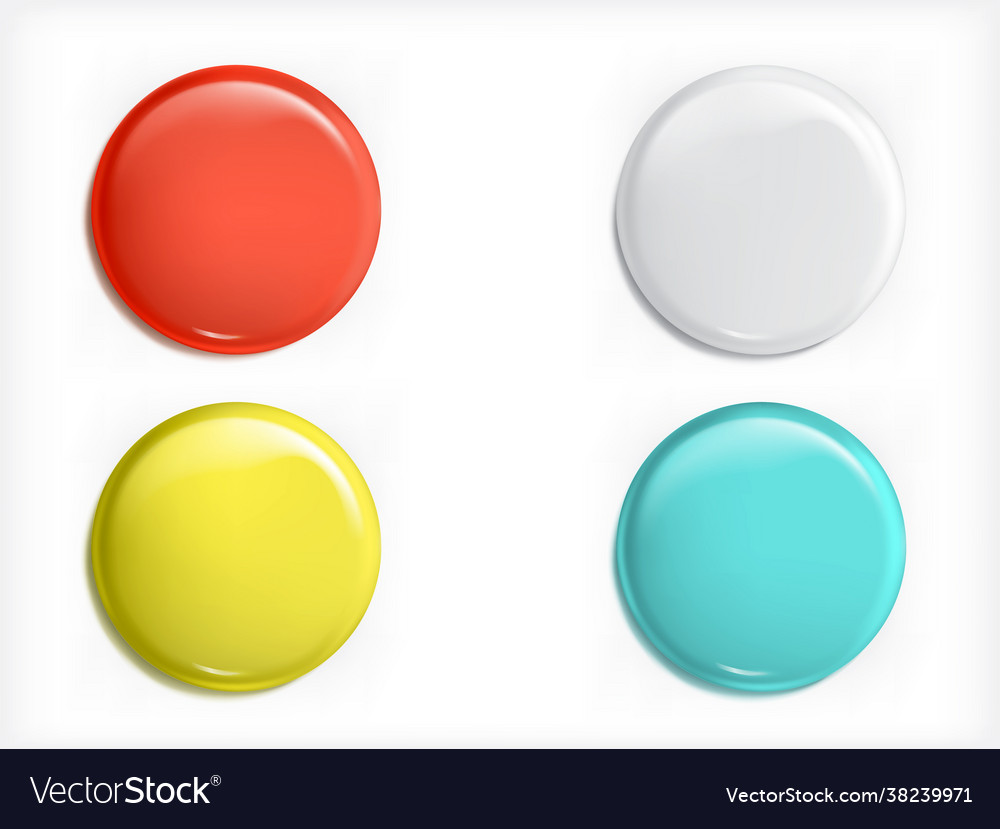 Set 3d design elements glossy icons buttons