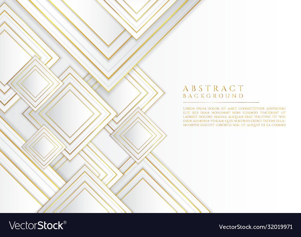 Square pattern overlap layer design white