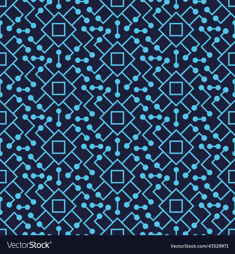 Tecno seamless pattern vector image Tecno seamless pattern