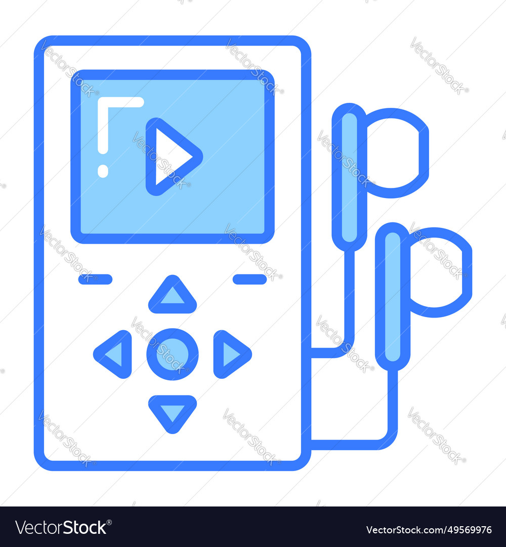 Design of music player in modern style easy
