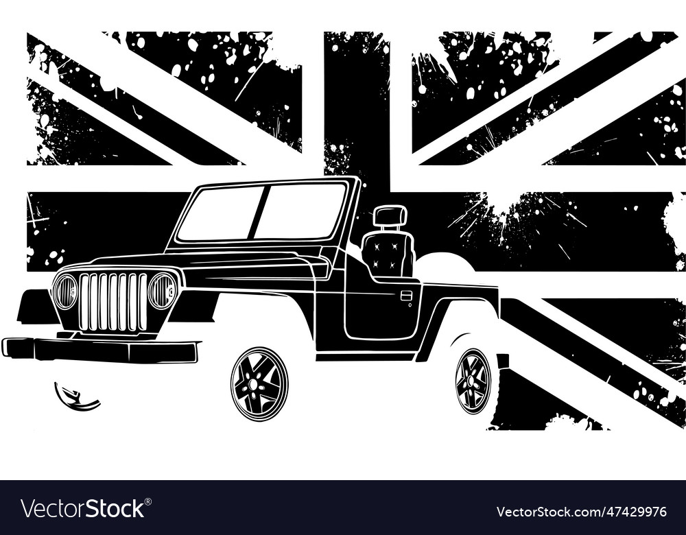 Jeep Travel Hand Drawn Outline Doodle Icon Summer Vector Image 5913