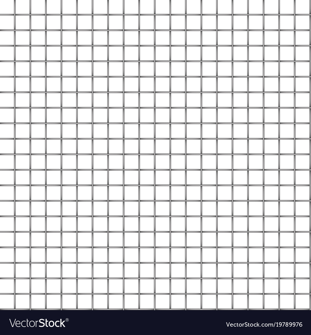 Metallic Grid Pattern on White
