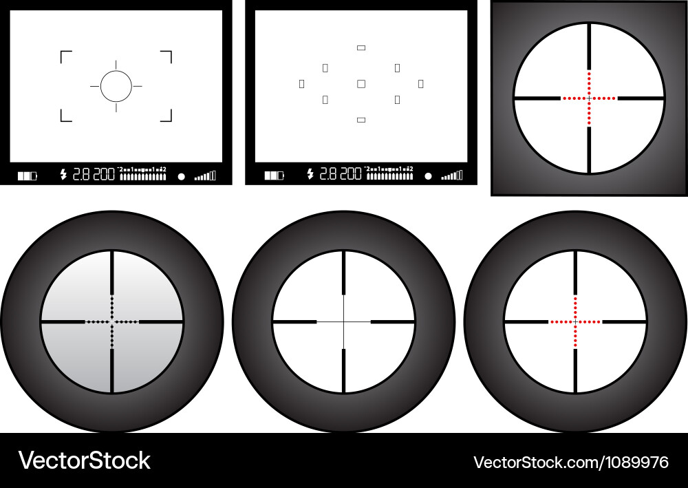 Viewfinder Royalty Free Vector Image - VectorStock