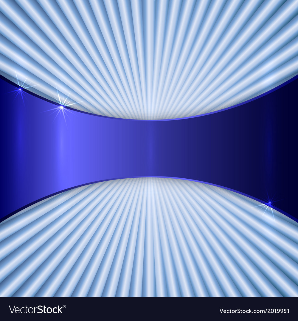 Abstract metallic color plate with radial lines