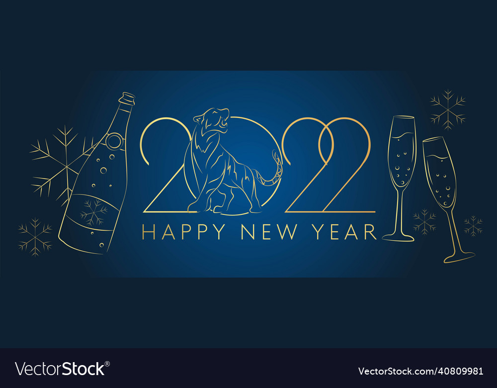 Banner chinese new year 2022 of tiger red