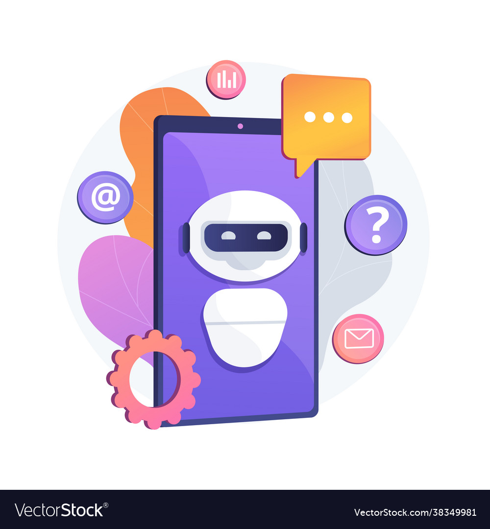 Chatbot artificial intelligence abstract concept