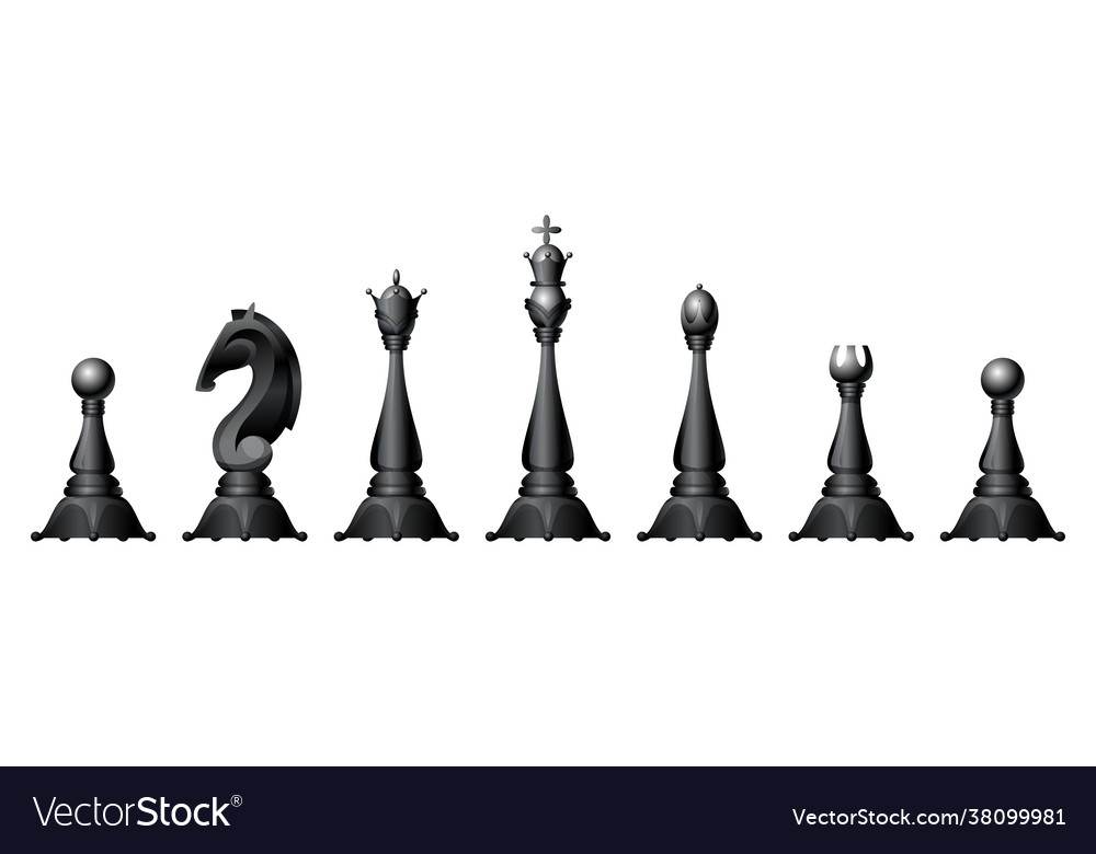 Set of Chess figures Stock Vector by ©ofchina 11573368