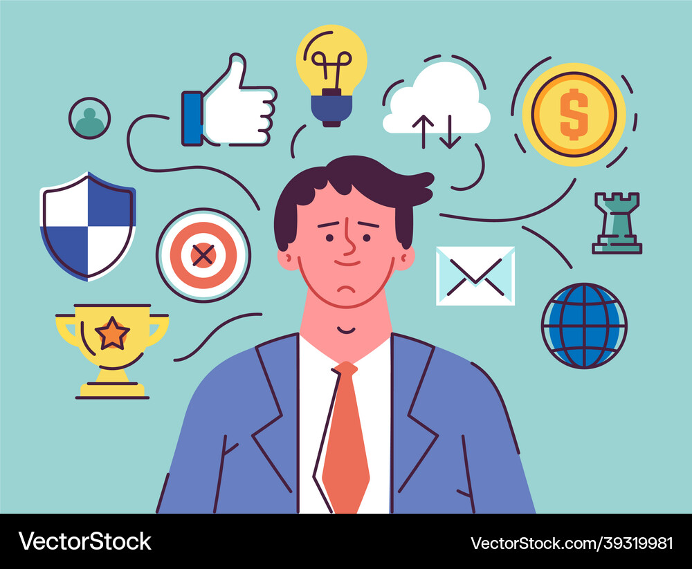 Flat design modern concept Royalty Free Vector Image