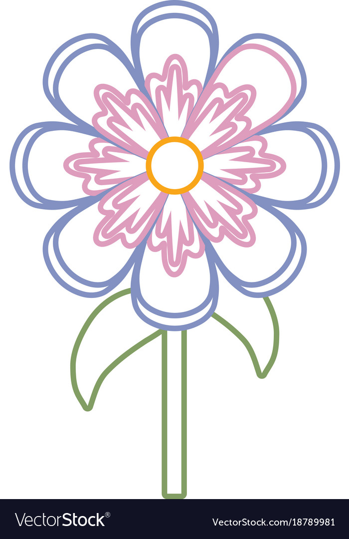 Flower plant icon image Royalty Free Vector Image