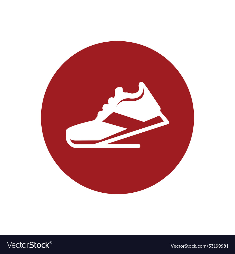 Football shoe icon simple logo design template