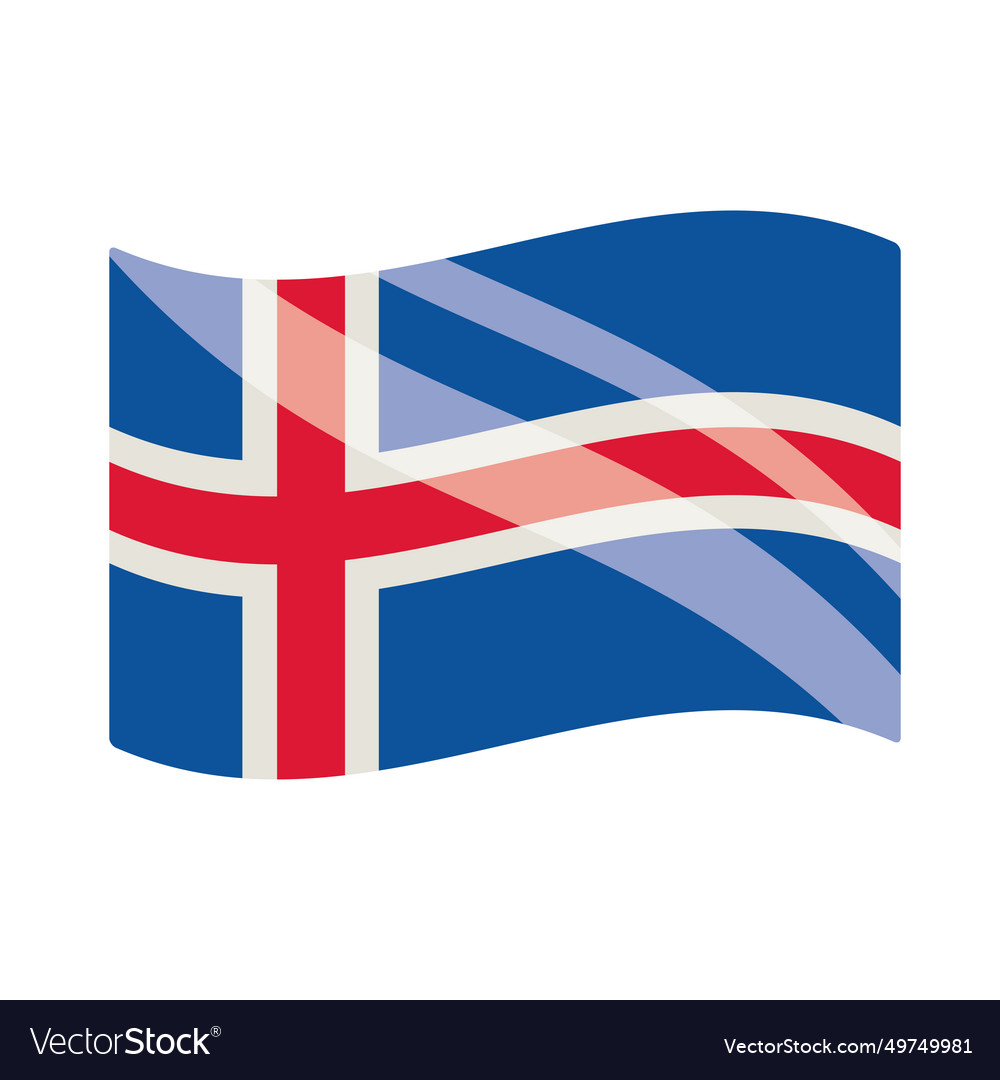 Iceland flag symbol