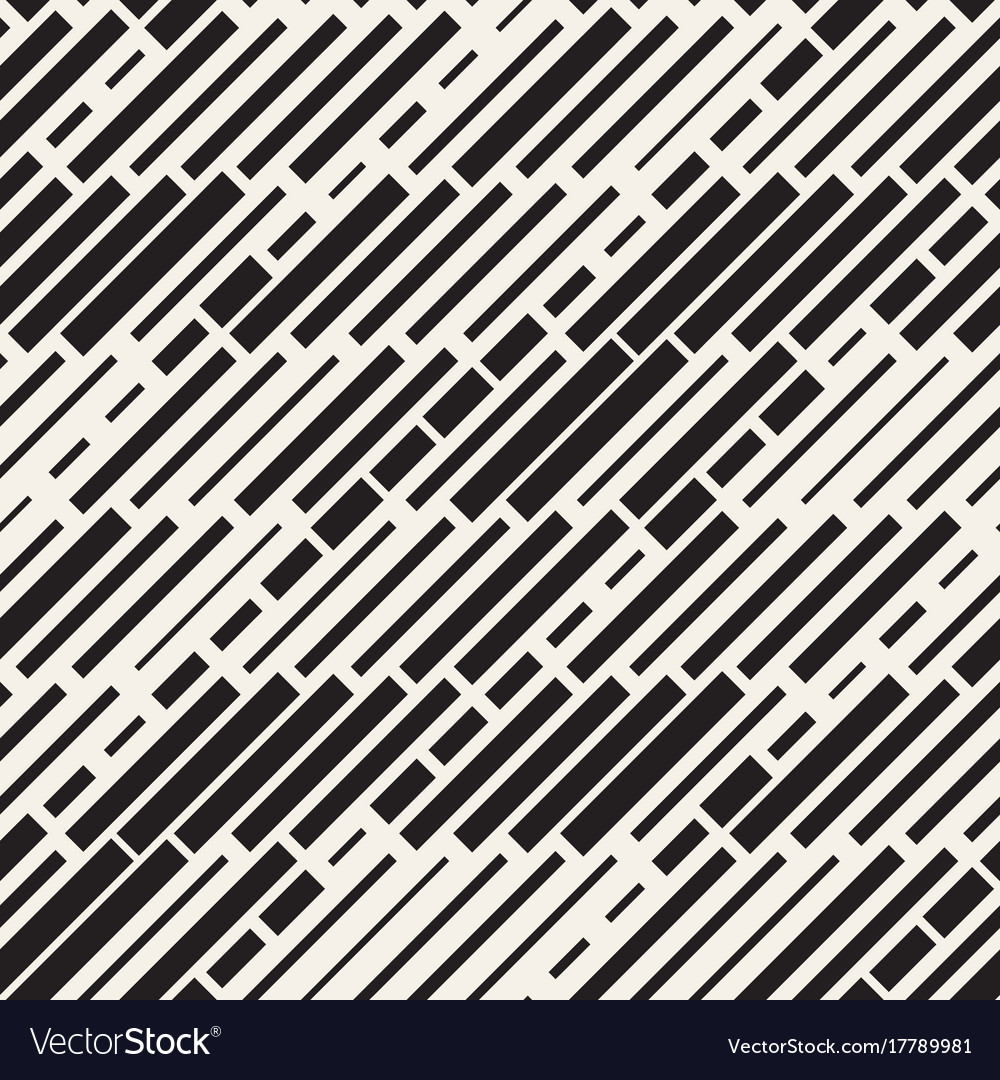 Irregular Monochrome Dash Pattern