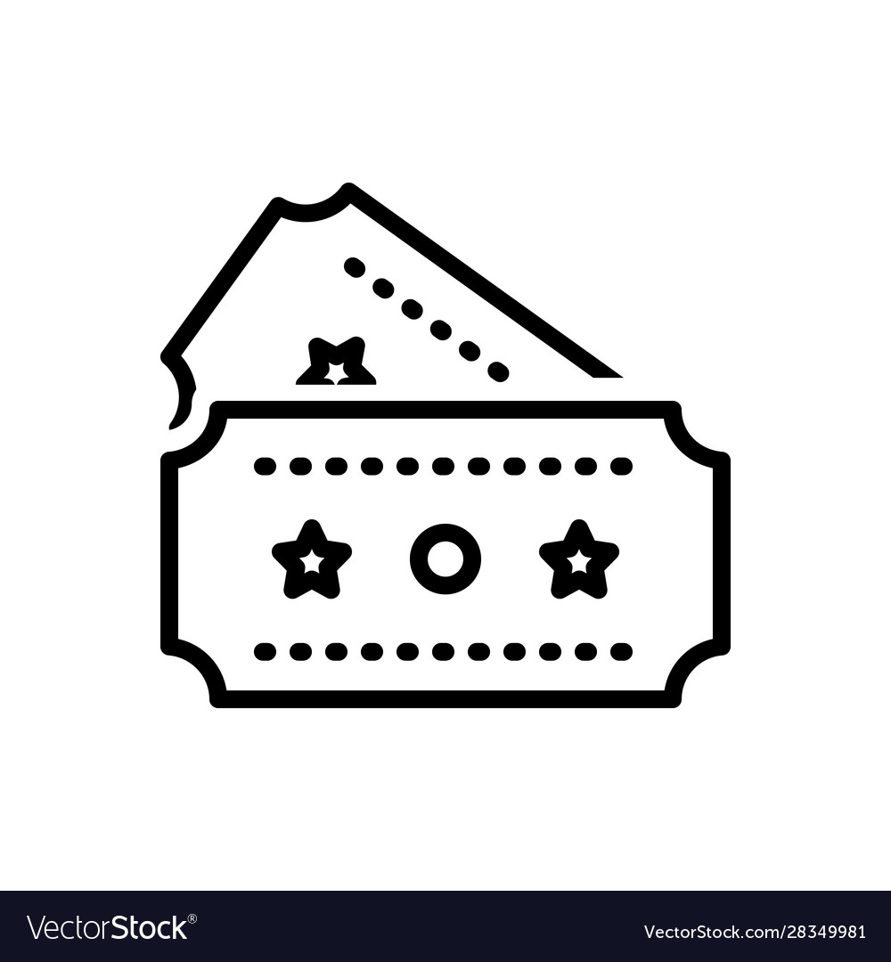 Ticket Royalty Free Vector Image - VectorStock