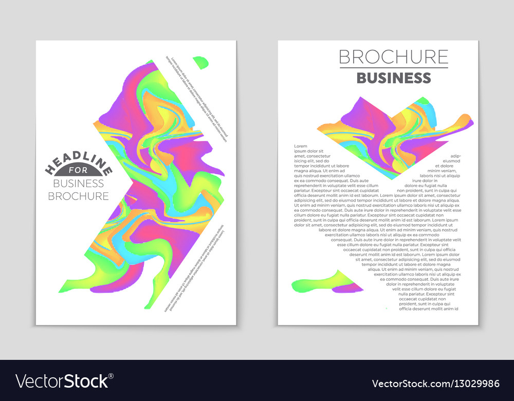 Abstract layout background set for art