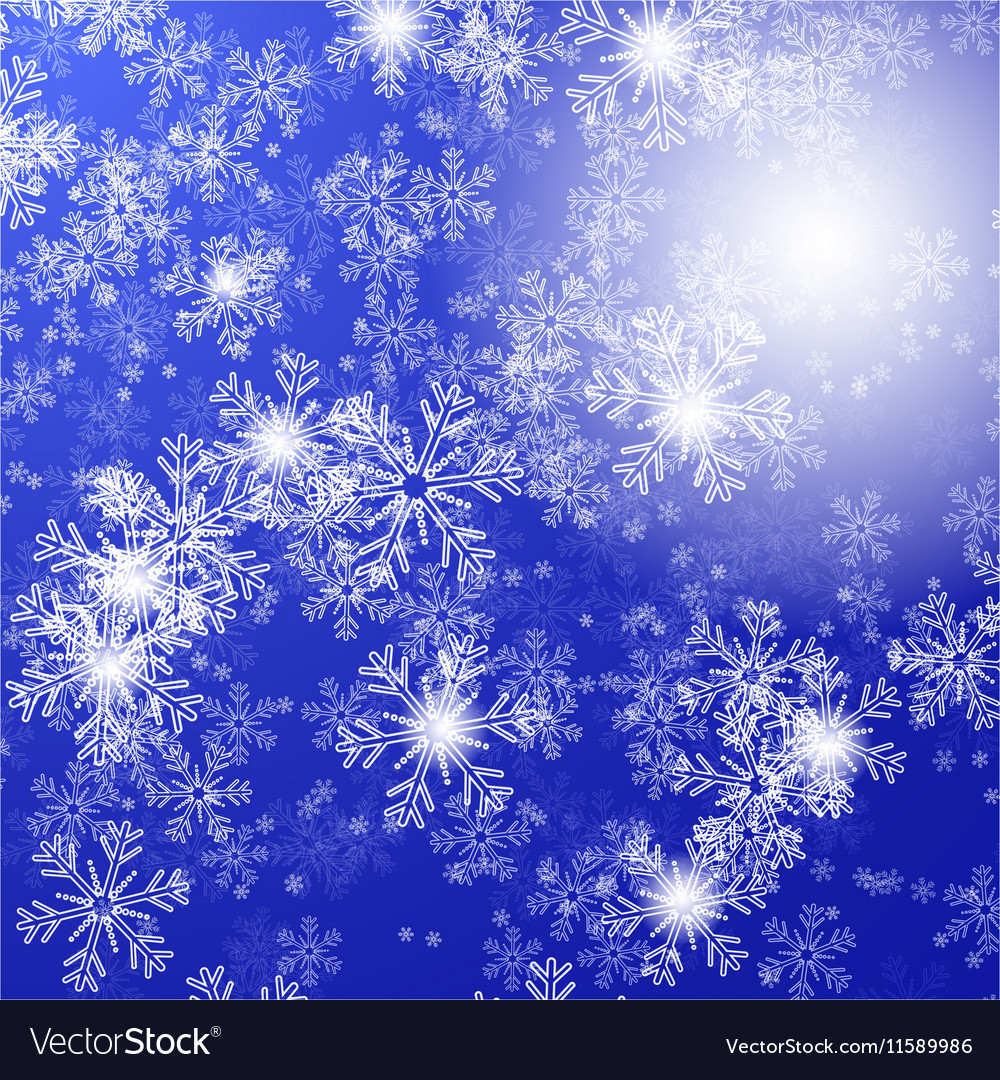 Blue background with christmas stars