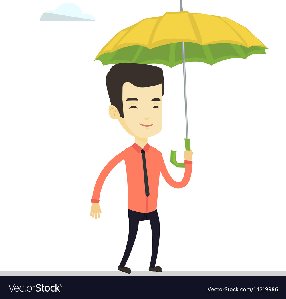 Business man balancing on a tightrope Royalty Free Vector