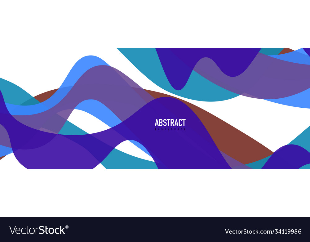 Fluid wave colorful abstract background dynamic