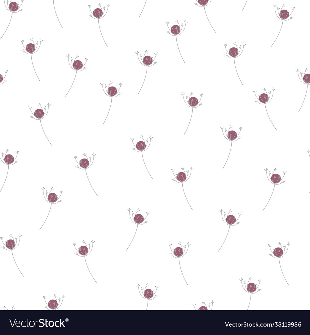 Isolated abstract seamless pattern with little
