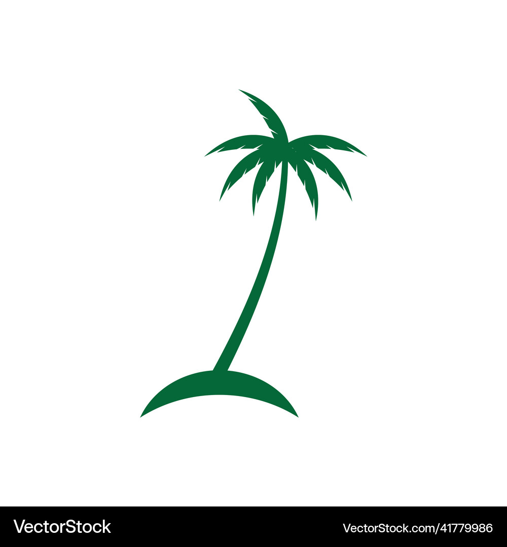 Palm tree summer Royalty Free Vector Image - VectorStock