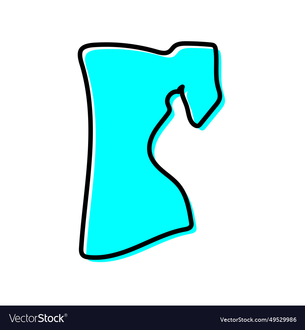 Suez state map design in form