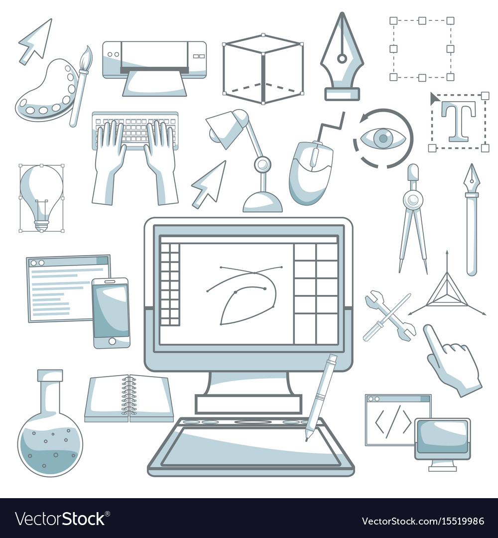 White background with silhouette color sections