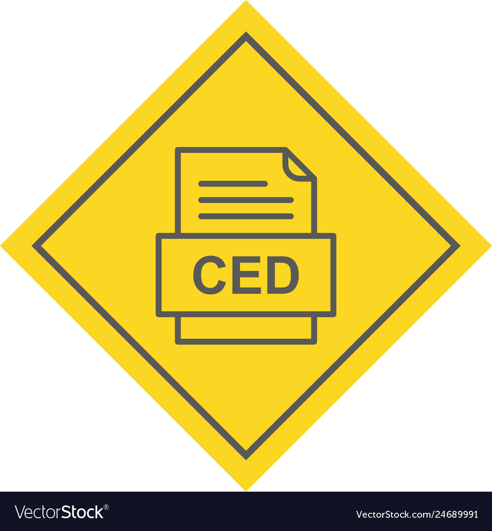 Ced file document icon