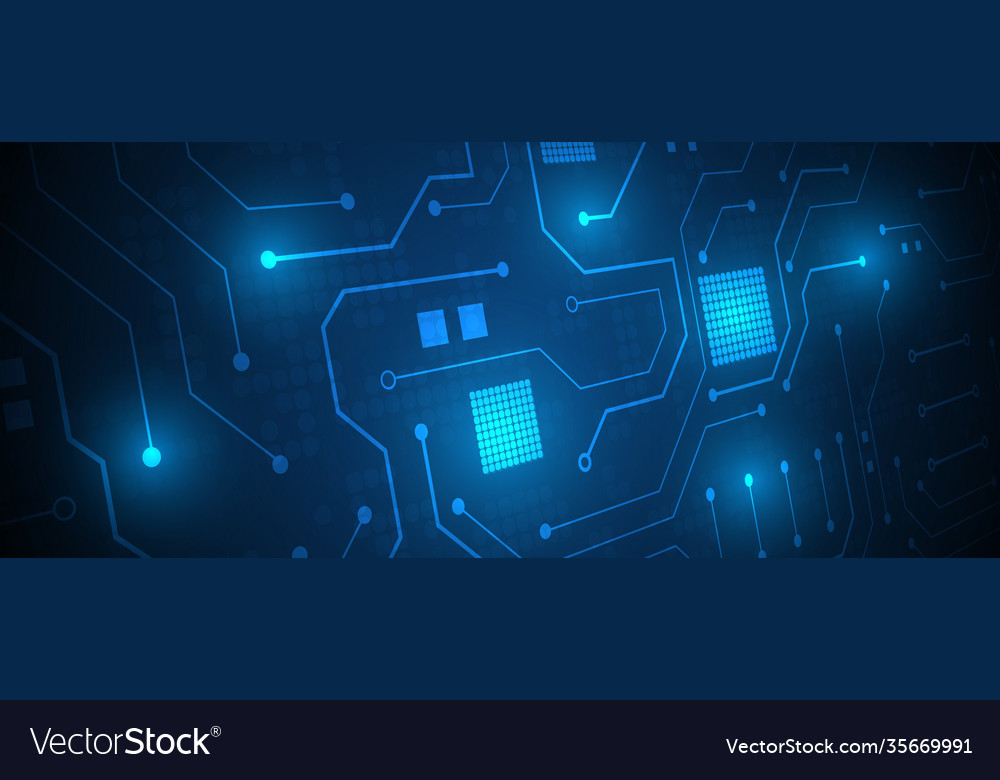 Hintergrund der Technik Vector Image Hintergrund der Technik
