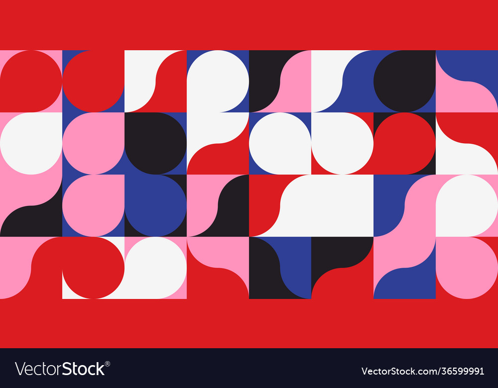 Circular abstract pattern design vector image Circular abstract pattern design