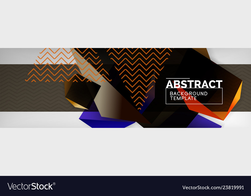 Dark 3d triangular low poly shapes abstract
