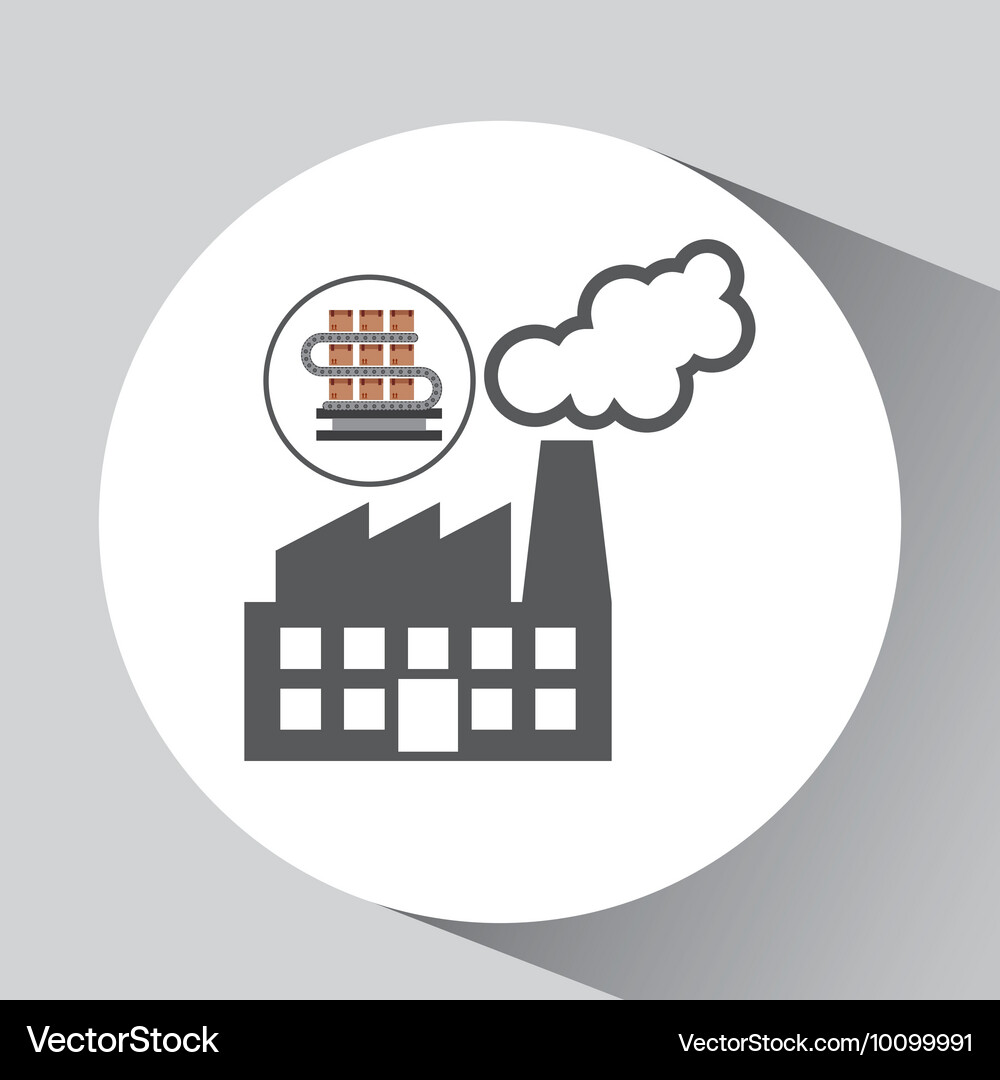 Factory and technology machine Royalty Free Vector Image