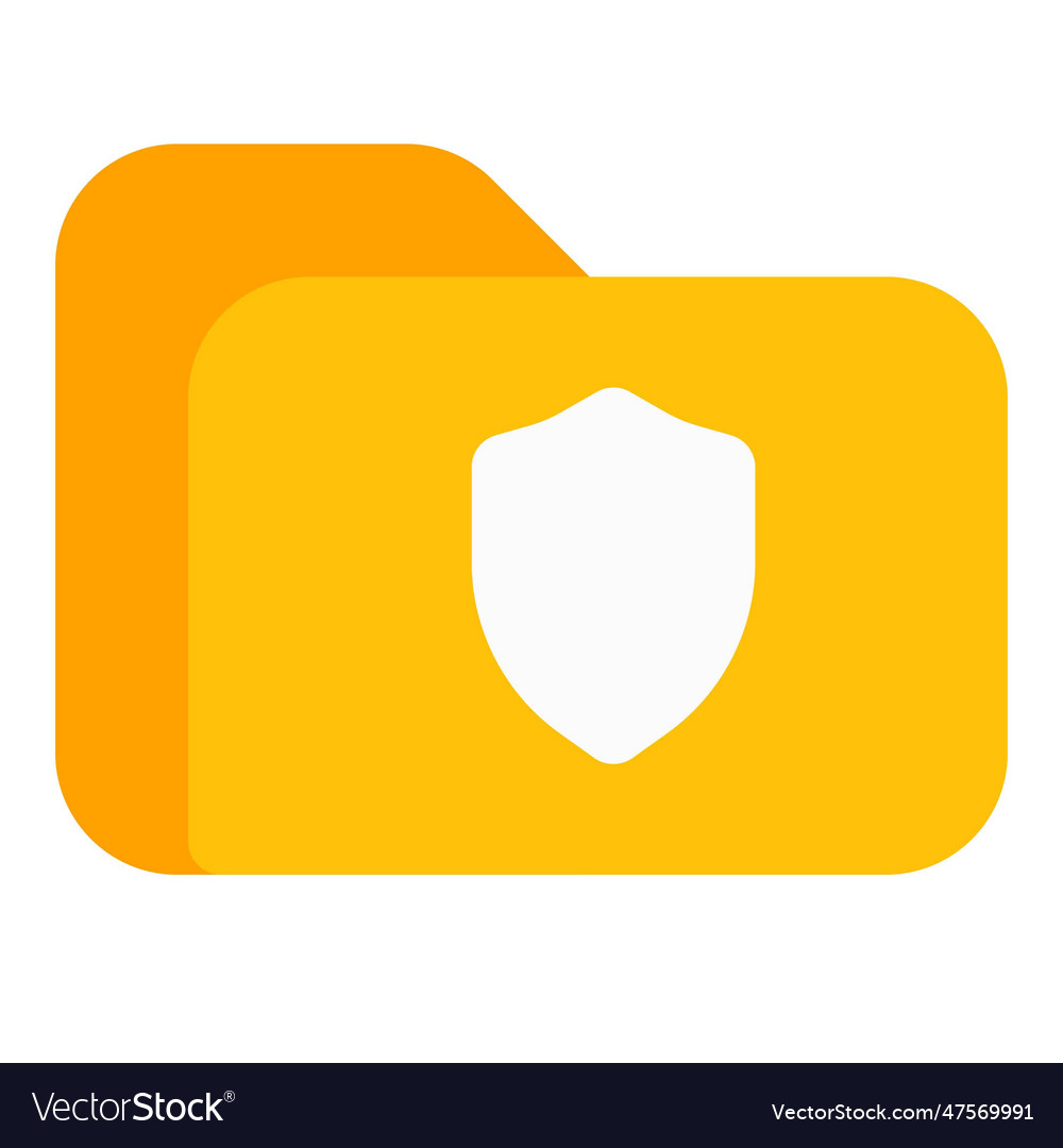 Folder encrypted for data protection